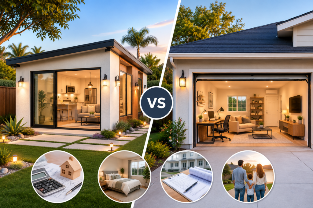 ADU vs. Garage Conversion