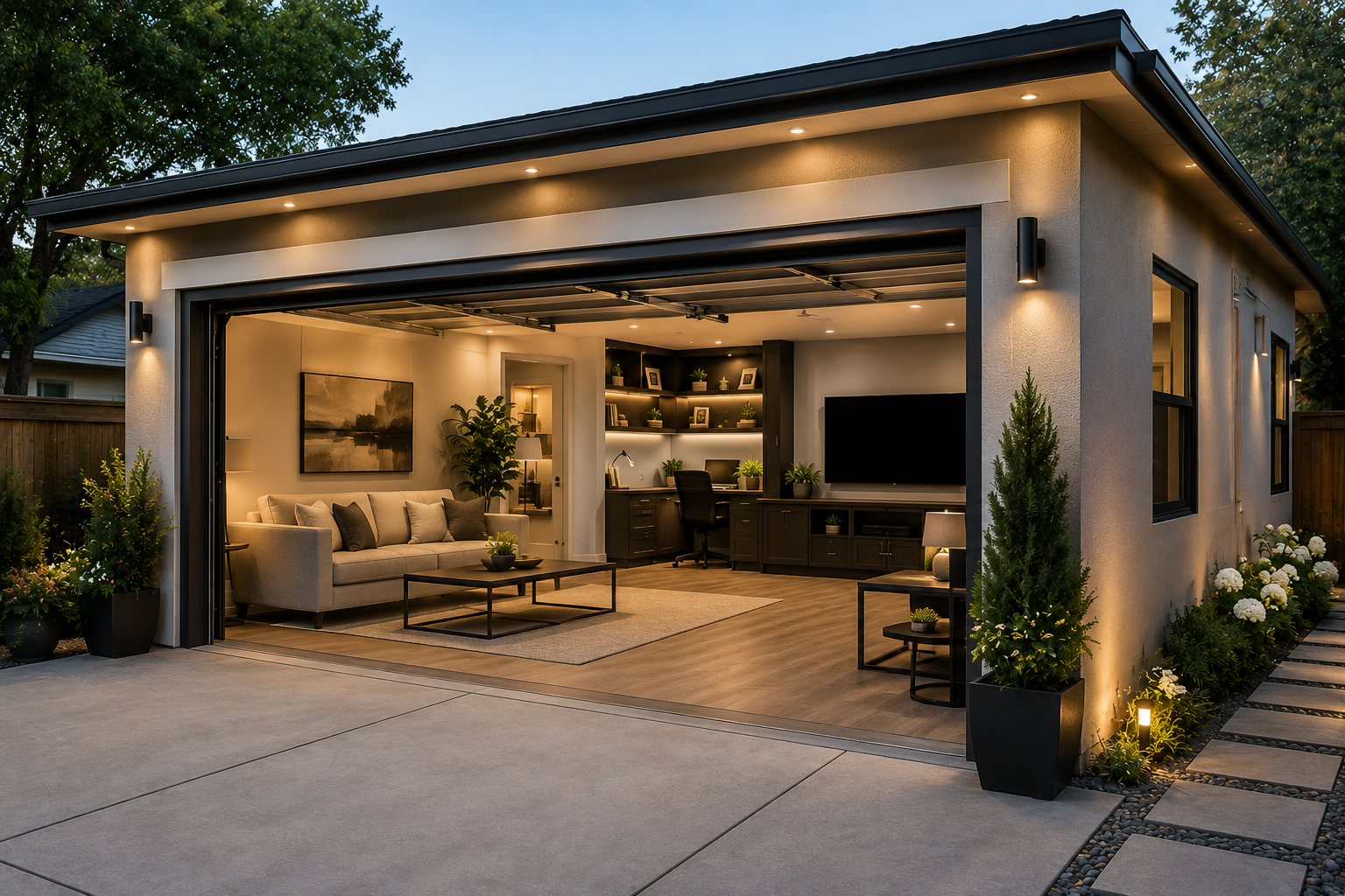 High-End Garage Conversion