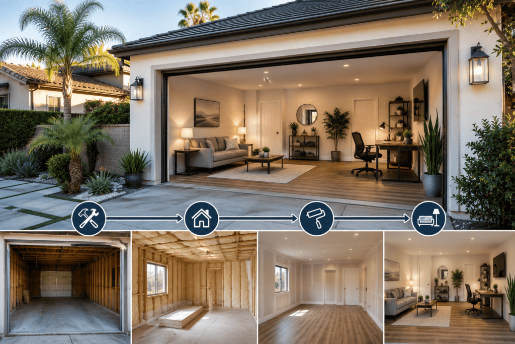 Convert Your Garage Into A Living Space